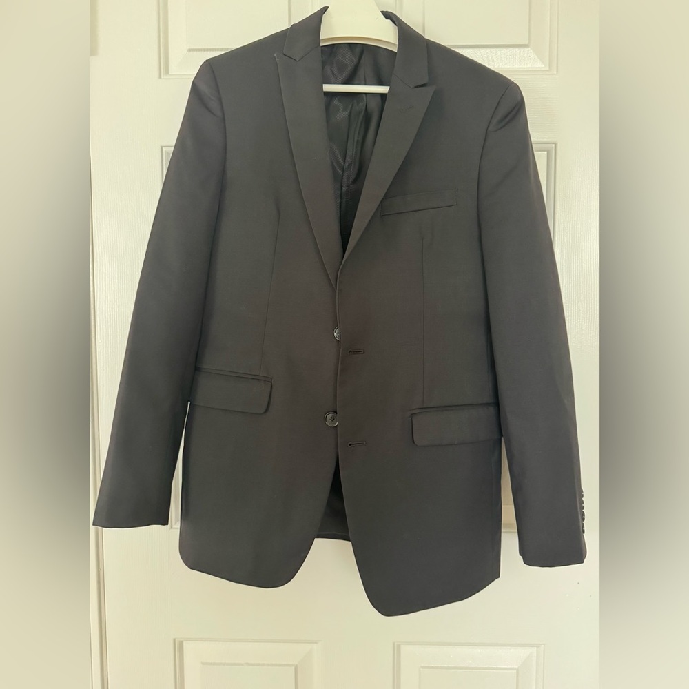 Bar III Men's Black Two-Button Sport Coat